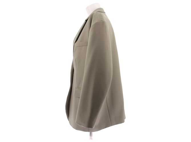 Anine Bing Anzug aus Wolle Khaki - Ansicht 4