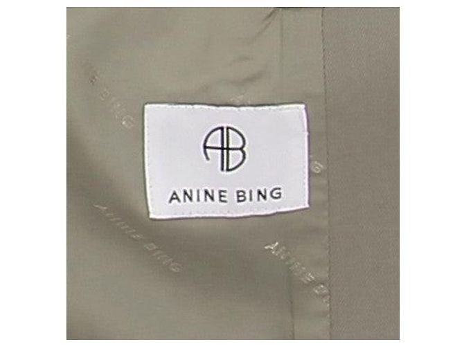 Anine Bing Anzug aus Wolle Khaki - Ansicht 6