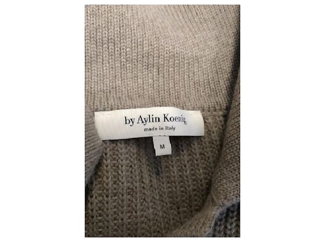 Autre Marque Cárdigan de lana gris BY AYLIN KOENIG - vista 7