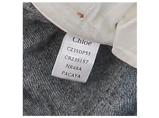 Chloé Raw Denim Jeans Blue Size 26 - view 5