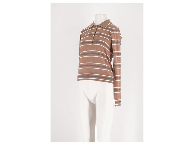 Autre Marque Varley Polohemd Camel Gerade Schnitt Kamel - Ansicht 4