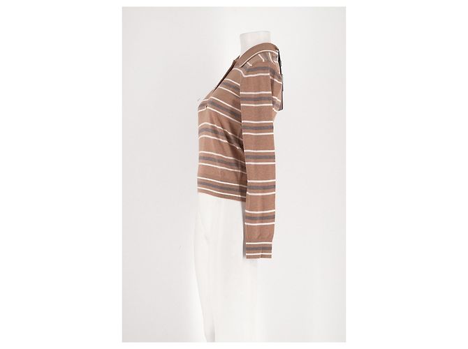 Autre Marque Varley Polohemd Camel Gerade Schnitt Kamel - Ansicht 5