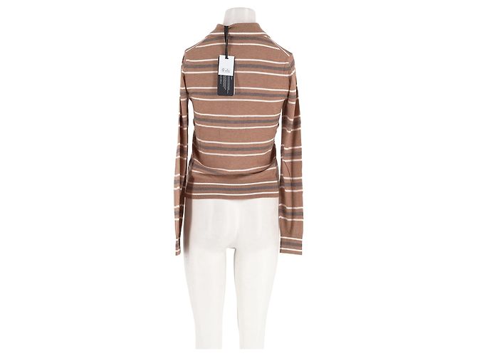 Autre Marque Varley Polohemd Camel Gerade Schnitt Kamel - Ansicht 6