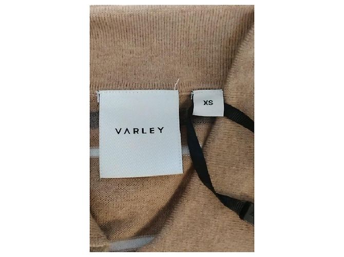 Autre Marque Varley Polohemd Camel Gerade Schnitt Kamel - Ansicht 7