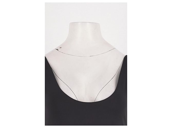 Autre Marque Abito maxi nero LEAU - vista 2