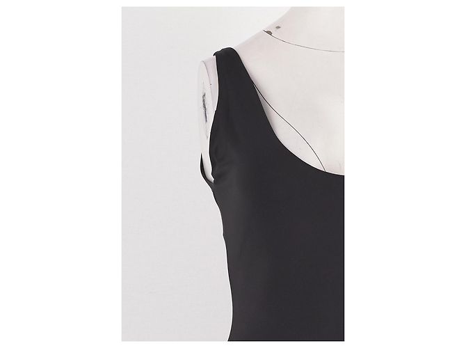 Autre Marque Abito maxi nero LEAU - vista 3