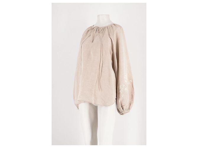 Autre Marque Top holgado beige de viscosa GUNIA - vista 5