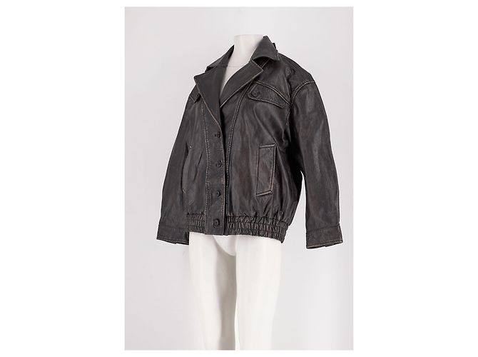 Chaqueta corta negra Mango Negro - vista 4