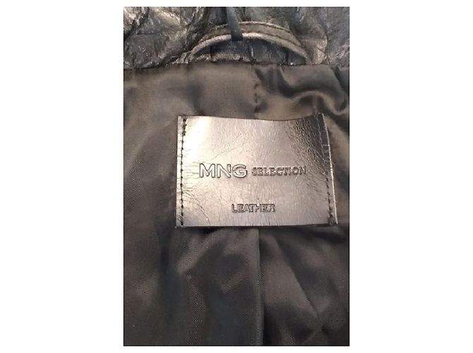 Chaqueta corta negra Mango Negro - vista 7