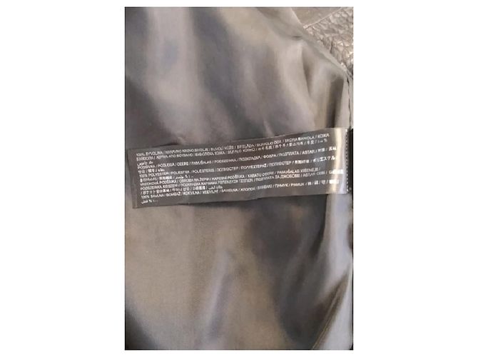Chaqueta corta negra Mango Negro - vista 8