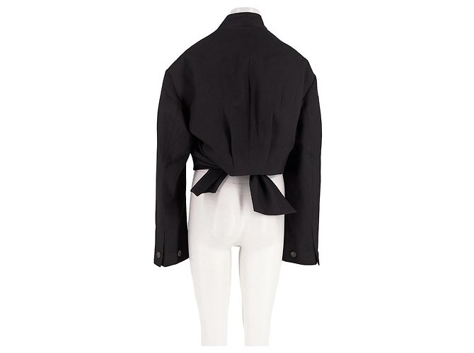 Autre Marque Giacca nera H&M in viscosa Taglia M Nero - vista 2