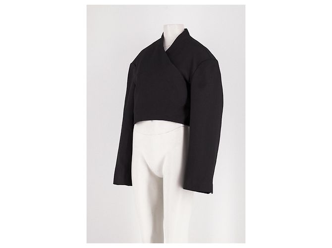Autre Marque Giacca nera H&M in viscosa Taglia M Nero - vista 6