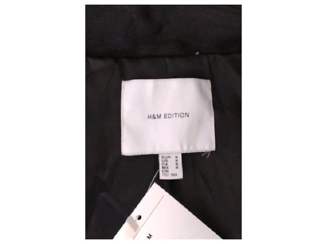 Autre Marque Giacca nera H&M in viscosa Taglia M Nero - vista 7