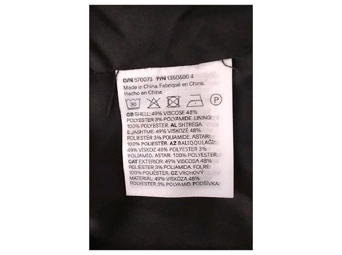 Autre Marque Giacca nera H&M in viscosa Taglia M Nero - vista 8