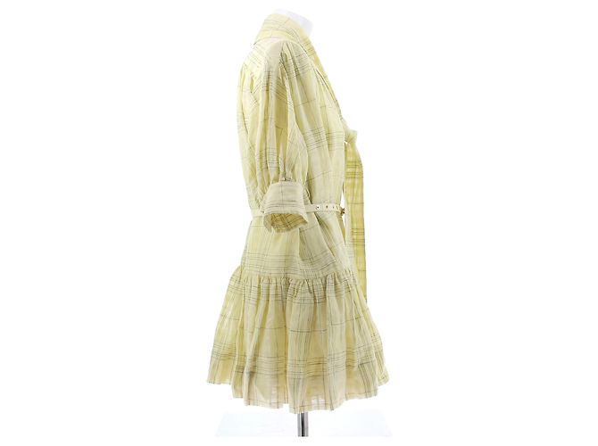 Zimmermann Gelbes kariertes Kleid - Ansicht 3