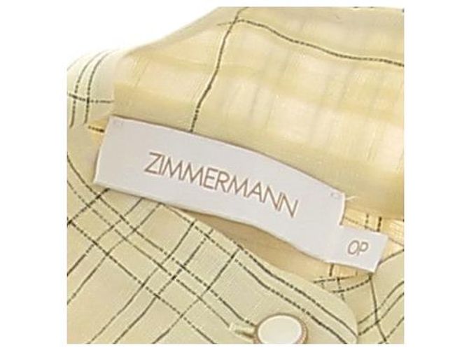 Zimmermann Gelbes kariertes Kleid - Ansicht 6