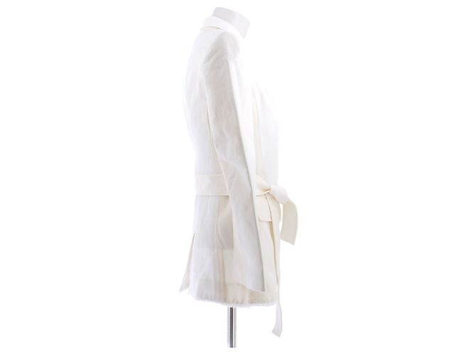 Chloé White Linen Jacket - view 3