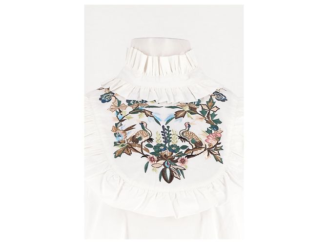 Autre Marque Camisa de algodão branca Branco - vista 2
