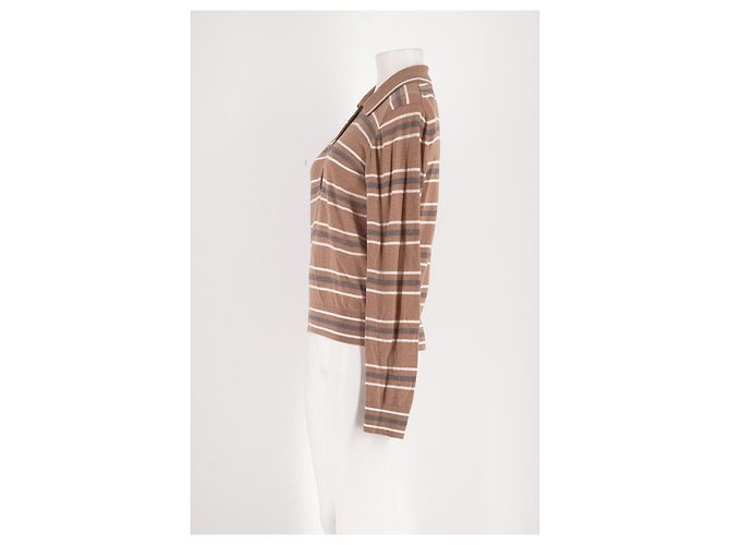 Autre Marque VARLEY Polohemd aus Baumwolle Camel M Kamel - Ansicht 5