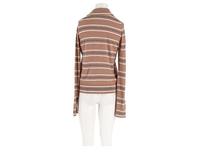 Autre Marque VARLEY Polohemd aus Baumwolle Camel M Kamel - Ansicht 6