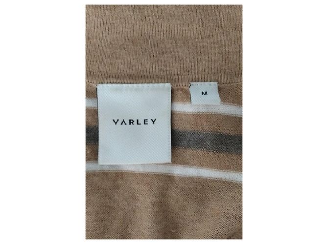 Autre Marque VARLEY Polohemd aus Baumwolle Camel M Kamel - Ansicht 7