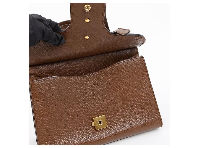 Gucci Braune GG Marmont Mini 2-Way Tasche - Ansicht 10