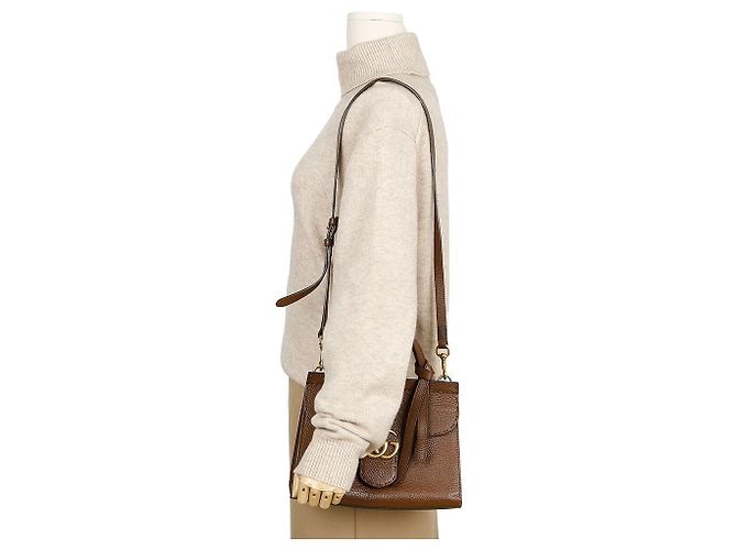 Gucci Braune GG Marmont Mini 2-Way Tasche - Ansicht 11