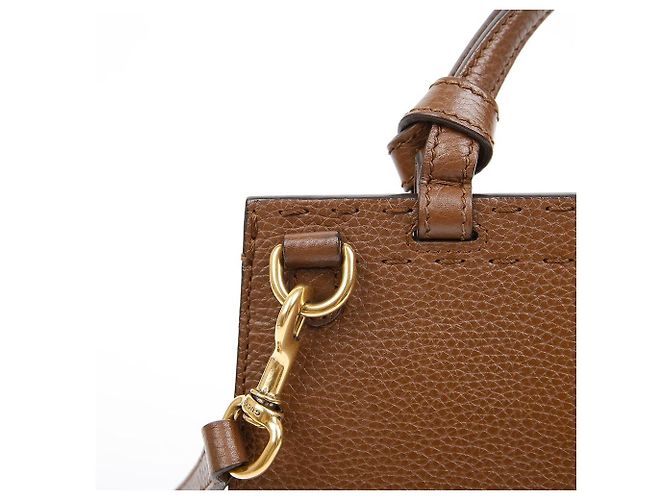 Gucci Braune GG Marmont Mini 2-Way Tasche - Ansicht 9