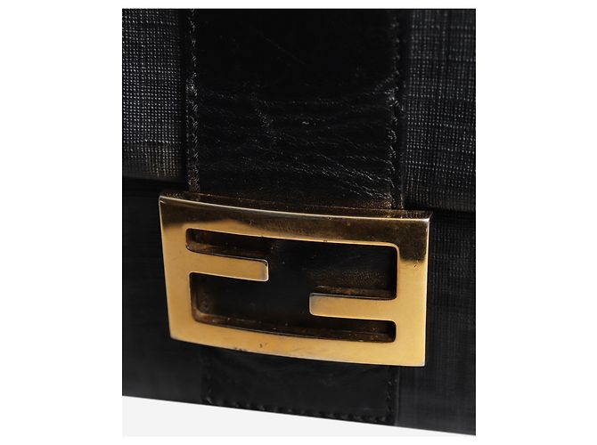 Fendi Borsa a tracolla Mamma Baguette nera Nero - vista 6
