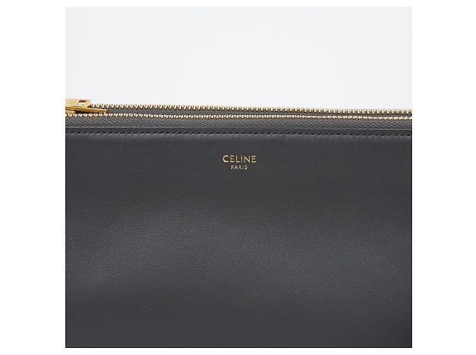 Céline Große Trio Schultertasche in Schwarz - Ansicht 10