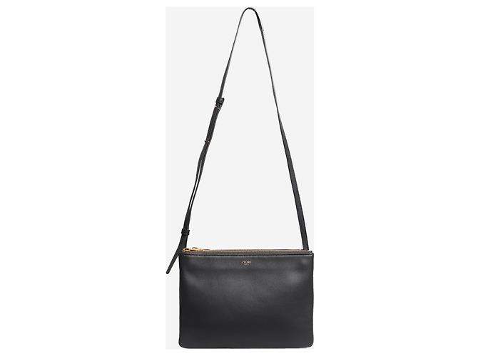 Céline Große Trio Schultertasche in Schwarz - Ansicht 2