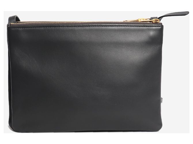 Céline Große Trio Schultertasche in Schwarz - Ansicht 3