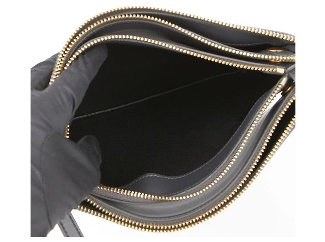 Céline Große Trio Schultertasche in Schwarz - Ansicht 8