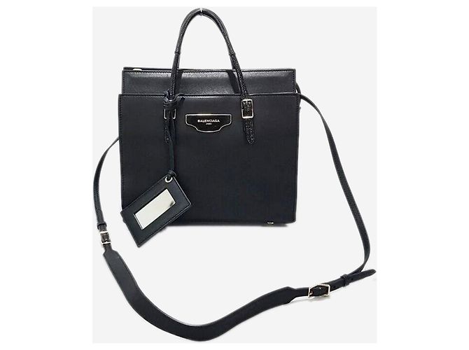 Balenciaga Borsa portfolio City Plate nera Nero - vista 2