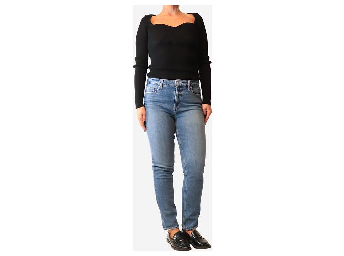 Autre Marque Vaqueros slim azul lavado medio - size UK 12 - vista 2