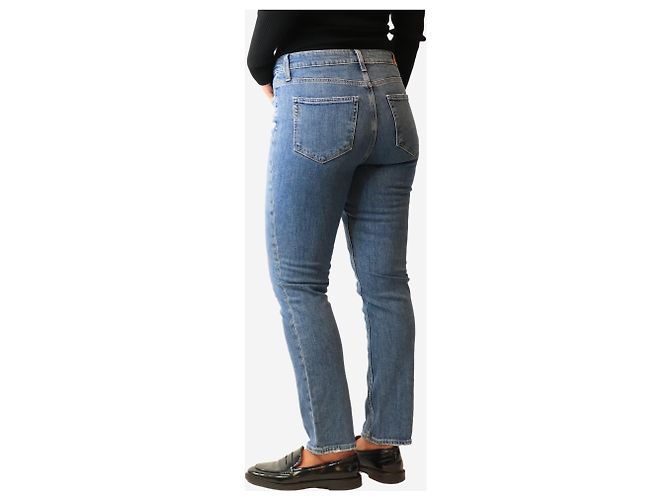 Autre Marque Vaqueros slim azul lavado medio - size UK 12 - vista 3