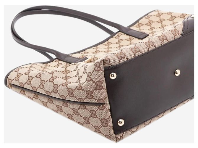 Gucci GG Supreme Canvas Tote in Braun - Ansicht 4