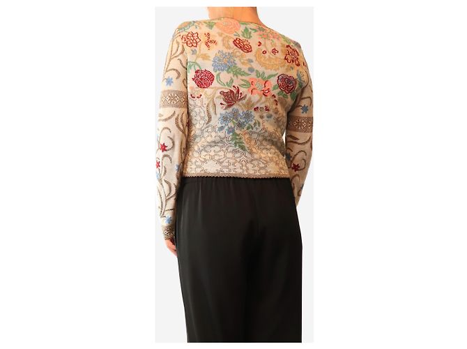 Kenzo Prenda de punto abotonada de cuello redondo multi lurex Multicolor - vista 2