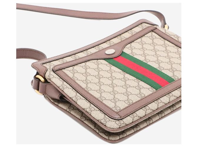 Gucci GG Supreme Schultertasche braun - Ansicht 4