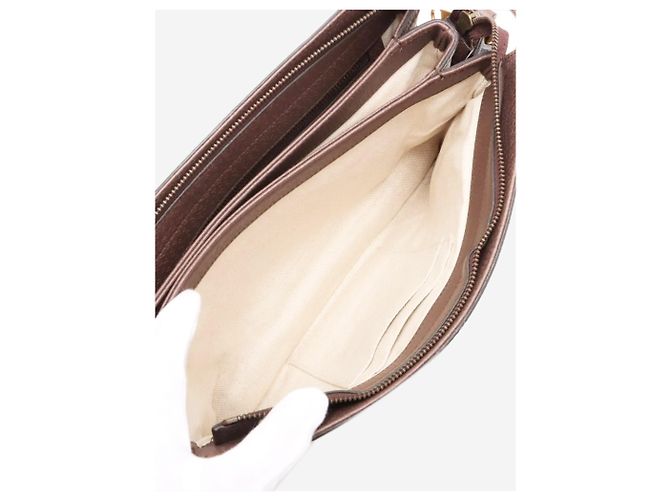 Gucci GG Supreme Schultertasche braun - Ansicht 9