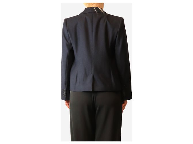 Autre Marque Blazer azul marino - talla UK 8 - vista 2