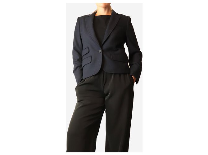 Autre Marque Blazer azul marino - talla UK 8 - vista 3