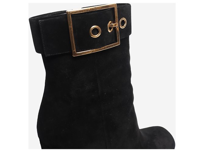 Gucci Stivaletti in camoscio nero - size EU 39 - vista 4
