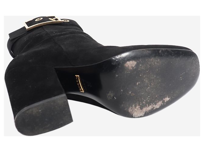 Gucci Stivaletti in camoscio nero - size EU 39 - vista 5