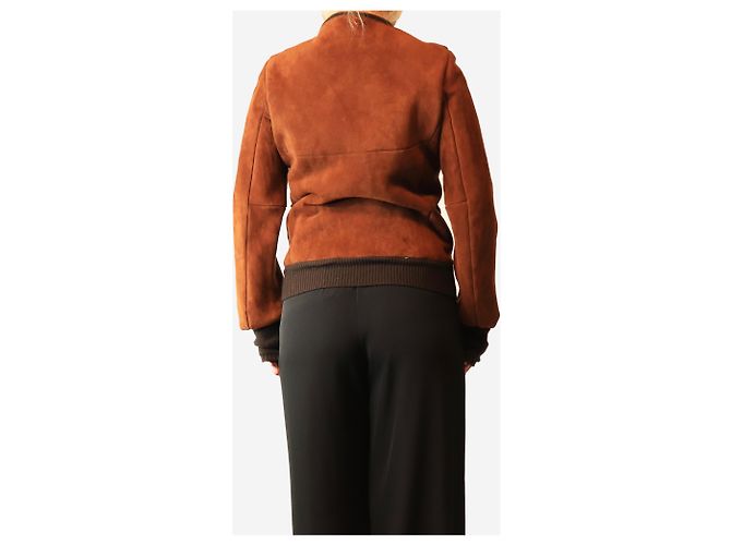 Golden Goose Deluxe Brand Brown suede flight jacket - size M - view 2