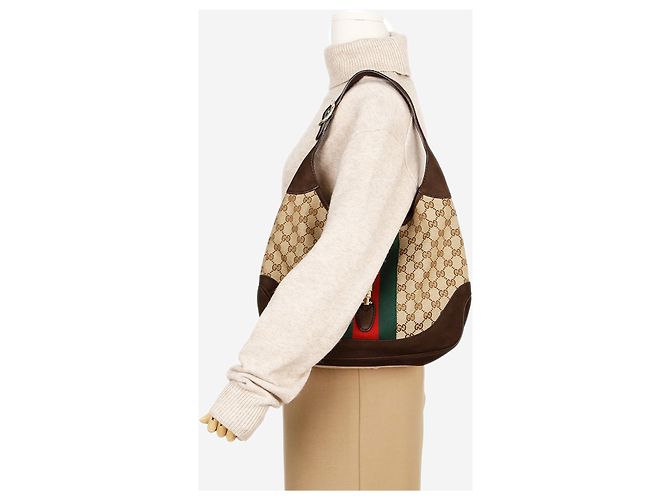 Gucci Bolso de hombro Jackie Hobo marrón Castaño - vista 6