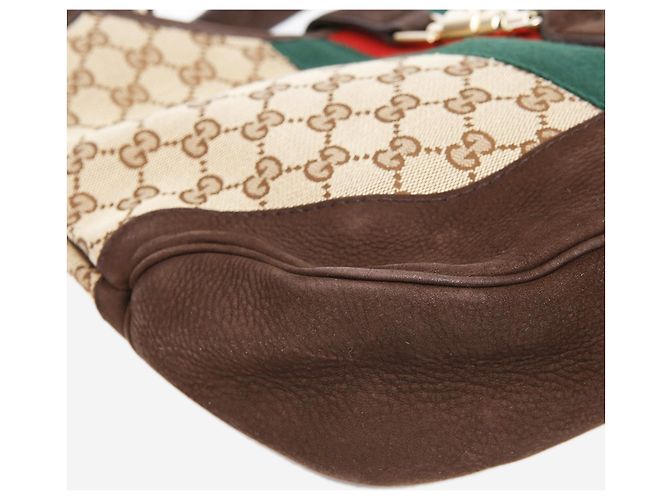 Gucci Bolso de hombro Jackie Hobo marrón Castaño - vista 8
