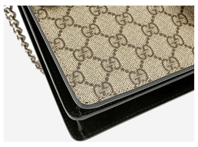 Gucci Dionysus Schultertasche mit Kette in Braun - Ansicht 8