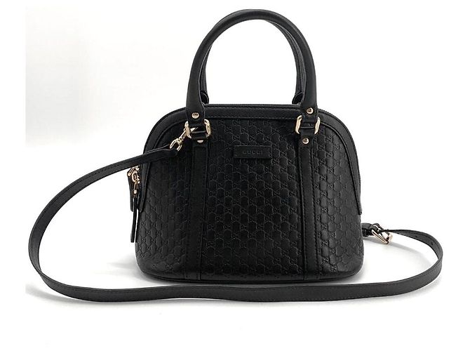 Borsa 2way Dome Guccissima nera Nero - vista 7