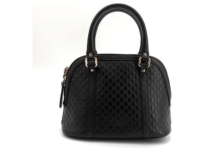 Borsa 2way Dome Guccissima nera Nero - vista 9
